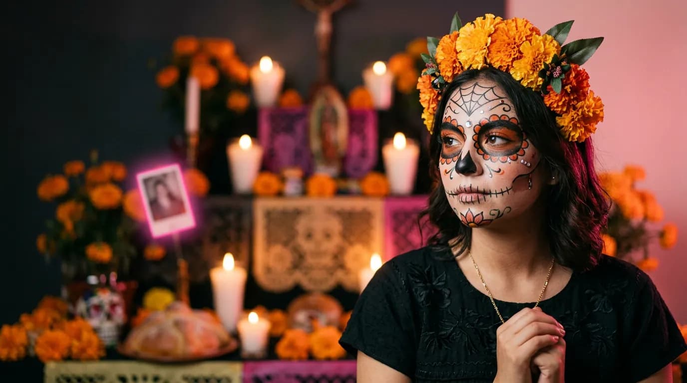 Foto de Catrina para el Día de Muertos