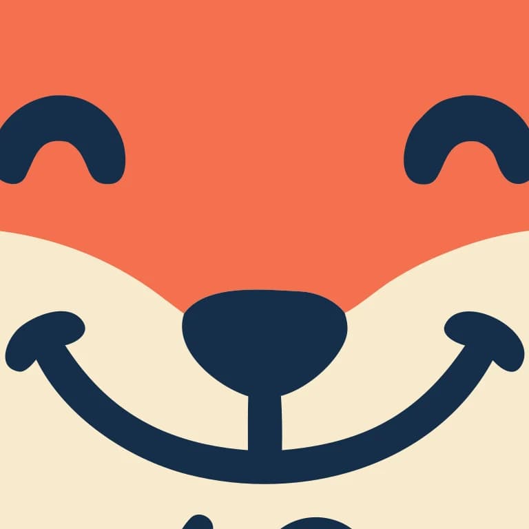 The same face from the AI SVG: smooth edges and clean curves