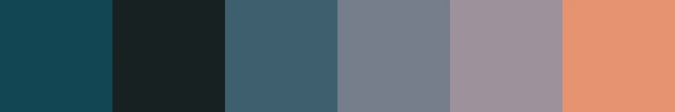 A six-colour palette from the photo