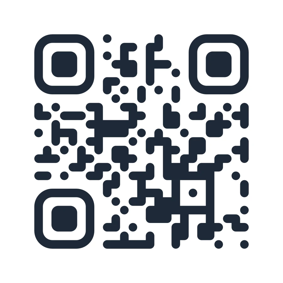 QR code with rounded modules
