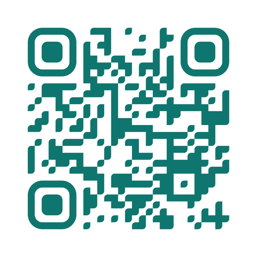 Teal Wi-Fi QR code